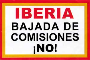 IBERIA, bajada de comisiones NO!